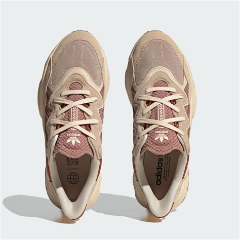 beige shoes adidas|adidas originals ozweego women's beige.